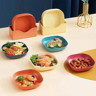 Vibrant Multicolor Plates - 1 Pc Plastic Dinnerware