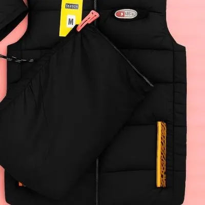 1 Pc Men's Parachute Printed Sleeveless Jacket