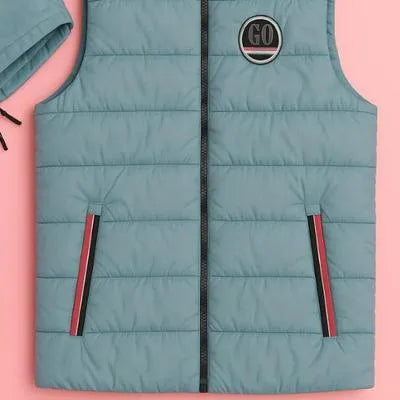 1 Pc Men's Parachute Printed Sleeveless Jacket