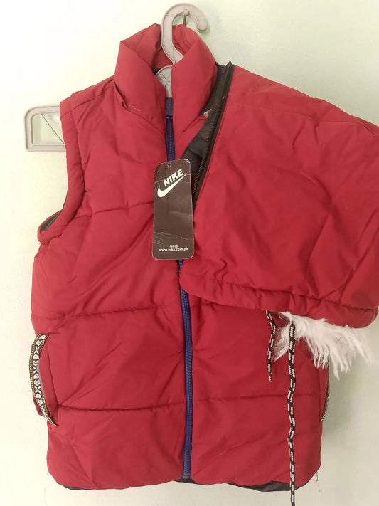 1 Pc Boy's Polyester Printed Sleeveless Jacket